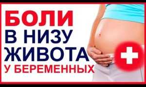 При беременности режет низ живота